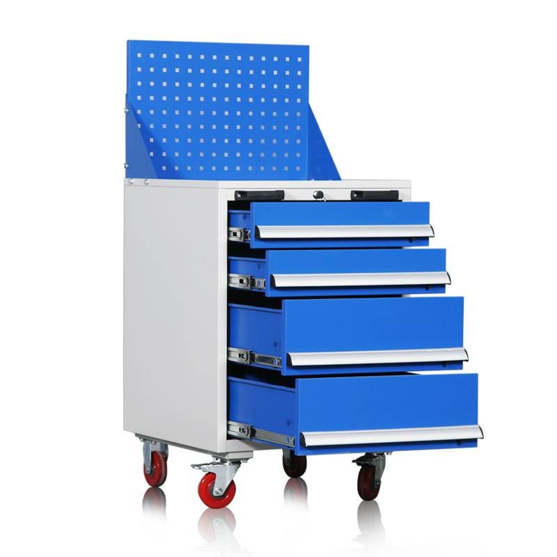 Four drawer tool trolley